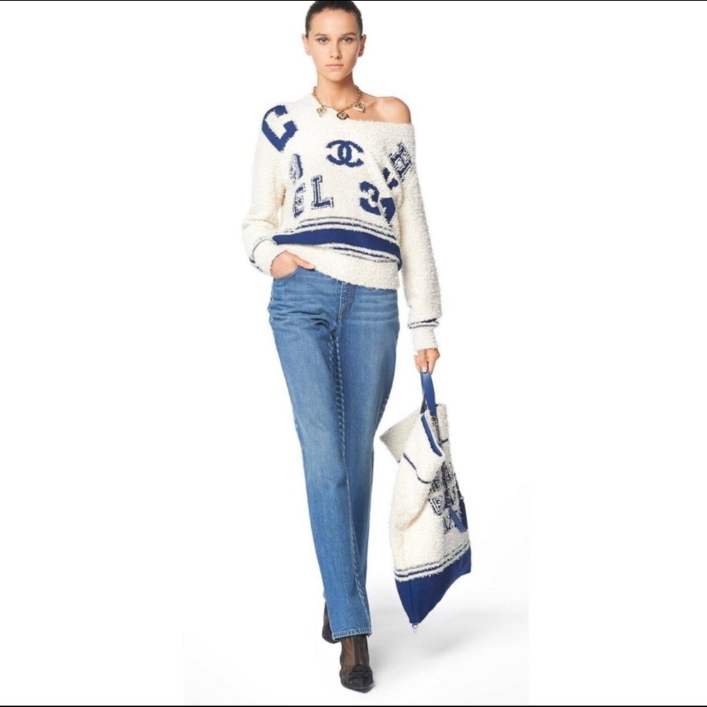 Chanel varsity sweater Brand New WIth Tags